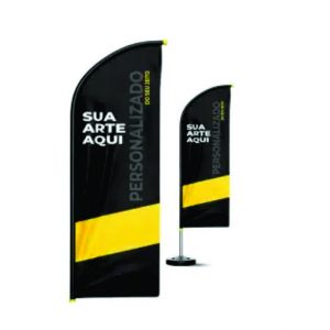 Wind Flag Banner Bandeira Dupla Bandeira 4mts