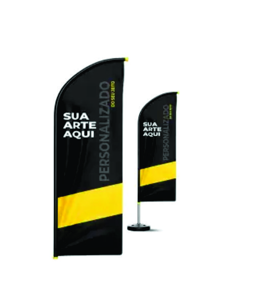 Wind Flag Banner Bandeira Dupla Bandeira 4mts