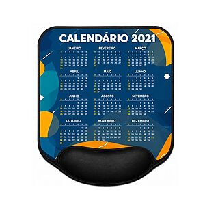 Mouse Pad com Calendário em EVA - Brinde Útil e Personalizado