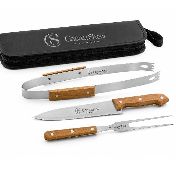 Kit Churrasco 3 Peças Personalizado