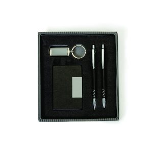 kit carteira caneta chaveiro