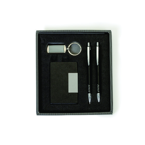 kit carteira caneta chaveiro