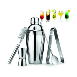 kit coqueteleira inox