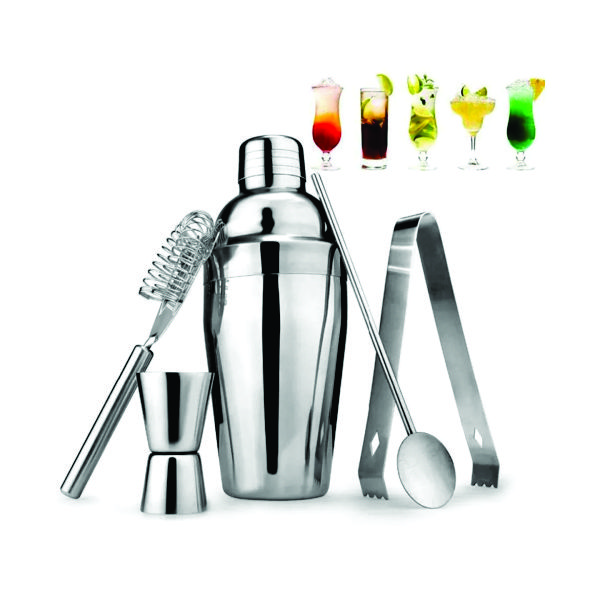 kit coqueteleira inox