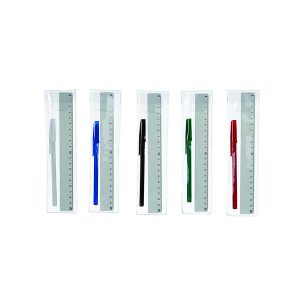KIT RÉGUA CANETA TETRAPAK BRINDE