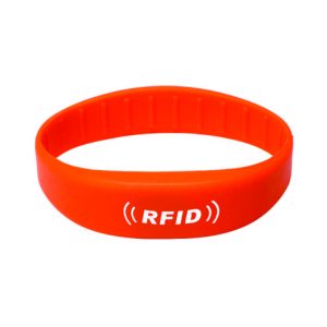 Pulseira de silicone com chip RFID NFC Personalizada