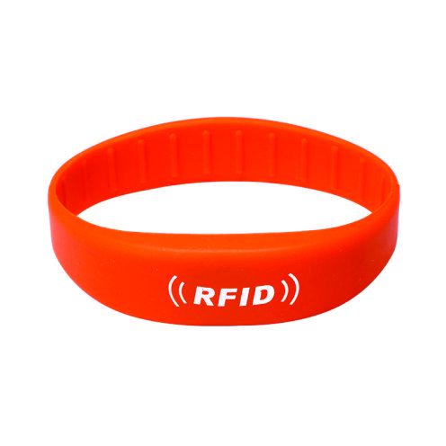 Pulseira de silicone com chip RFID NFC Personalizada