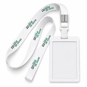 Cordão personalizado para crachá