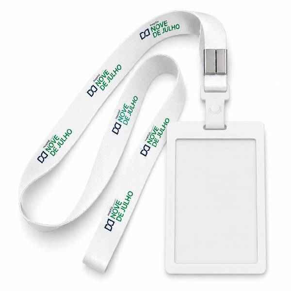 Cordão personalizado para crachá