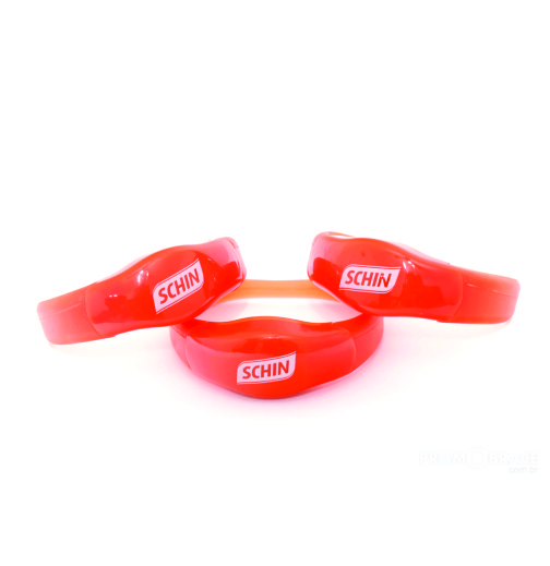 Pulseira com LED Slim Ativada por movimento ou som