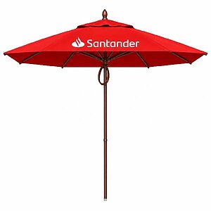 Ombrelone Vermelho Personalizado