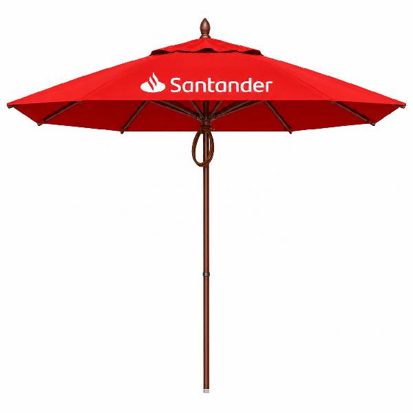 Ombrelone Vermelho Personalizado