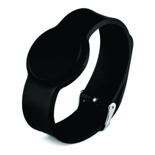 Pulseira de silicone ajustável com chip RFID ou NFC