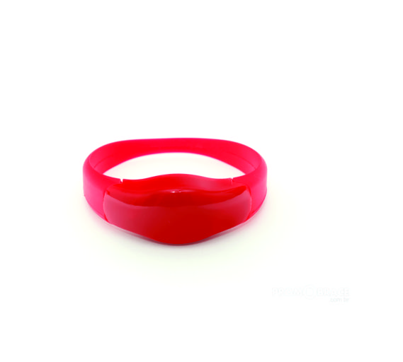 Pulseira de silicone com LED Ativada por movimento