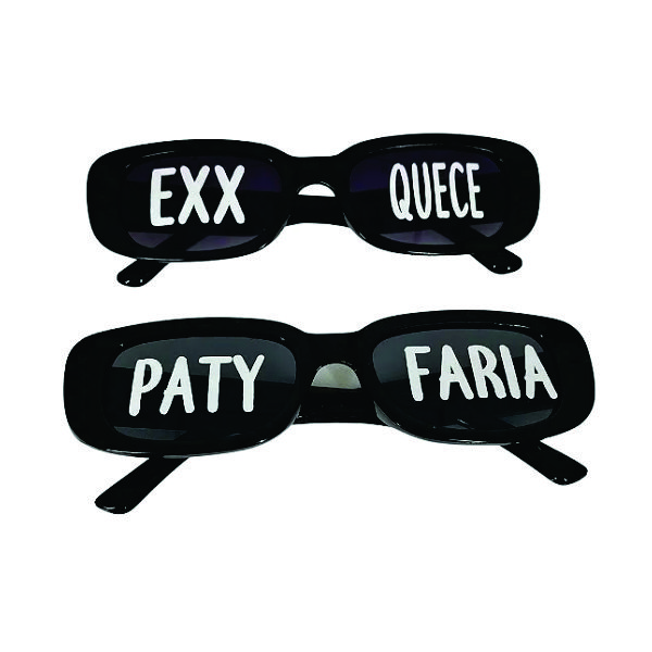 Óculos personalizado para festa brinde