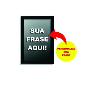 Quadro cofre personalizado brinde