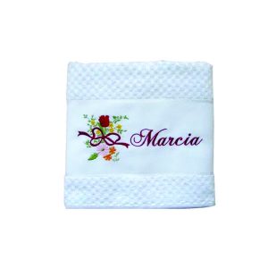 Toalha de Banho Bordada Personalizada