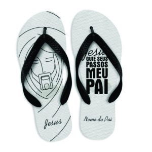 Chinelo personalizado masculino brinde