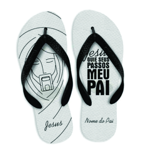 Chinelo personalizado masculino brinde