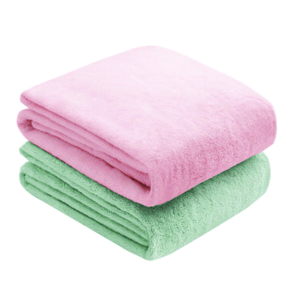 Toalhas Personalizadas Verde e Rosa