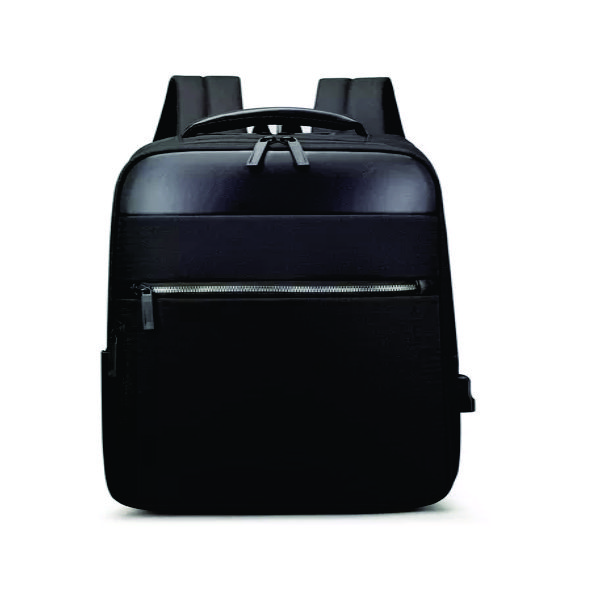 Mochila De Couro Personalizada Preta
