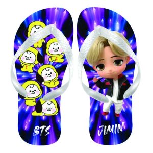 Chinelos Personalizados Com Tiras Brancas
