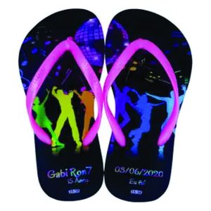 Chinelos Personalizados Neon