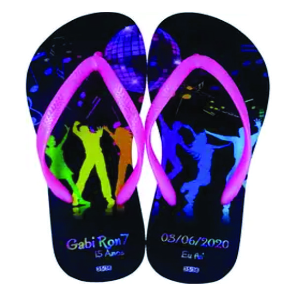 Chinelos Personalizados Neon