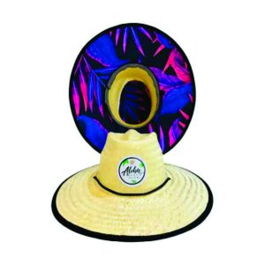 Chapéu Personalizado Com Rosa e Azul