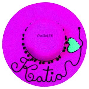 Chapéu Personalizado Rosa Com Nome