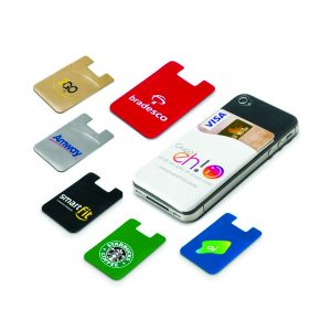 Porta cartão celular com suporte