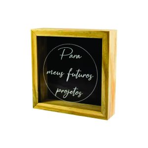 Quadro porta dinheiro brindes