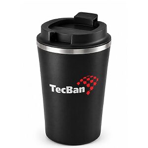 Copo de viagem térmico em aço inox e PP 470 mL