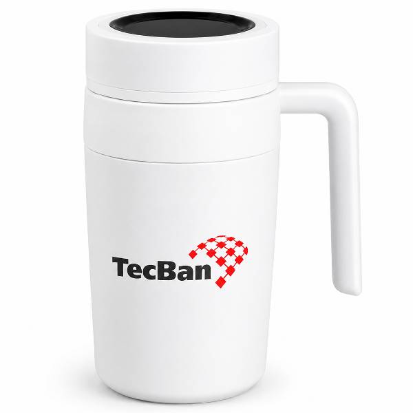 Caneca Térmica Inox 500ml com Display LED