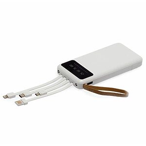 Power Bank 10.000mAh com Lanterna e Multissaídas