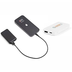 Bateria portátil em ABS 100% reciclado (4.000 mAh)