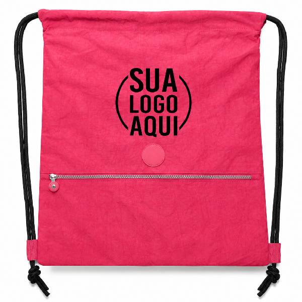 Mochila Saco de Nylon Personalizada com Logo