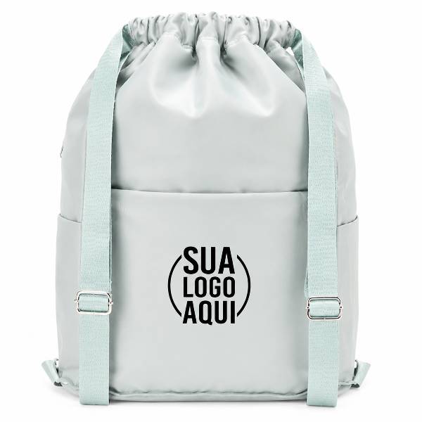 Mochila Saco Poliéster Personalizado com logo