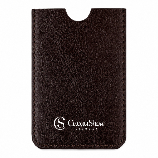 Carteira de Couro com Logo Personalizada