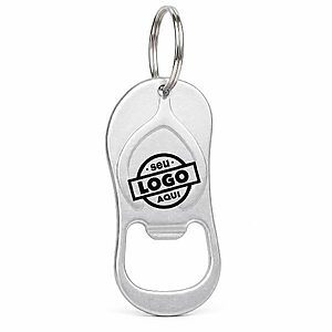 Chaveiro abridor metálico Para Logo