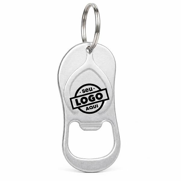 Chaveiro abridor metálico Para Logo