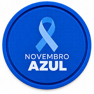 Porta Copo Novembro Azul