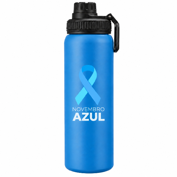 Garrafa Térmica Novembro Azul
