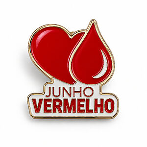 Pin Personalizado Junho Vermelho