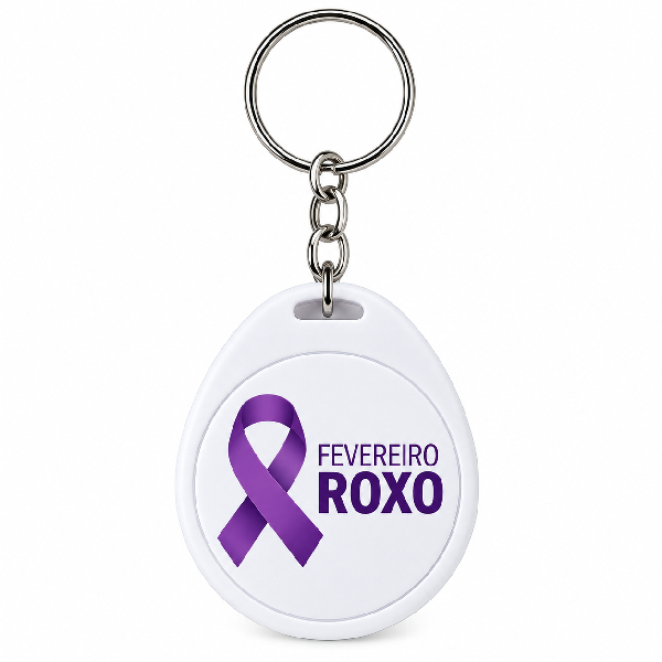 Chaveiro Fevereiro Roxo