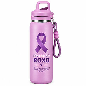Garrafa Térmica Fevereiro Roxo