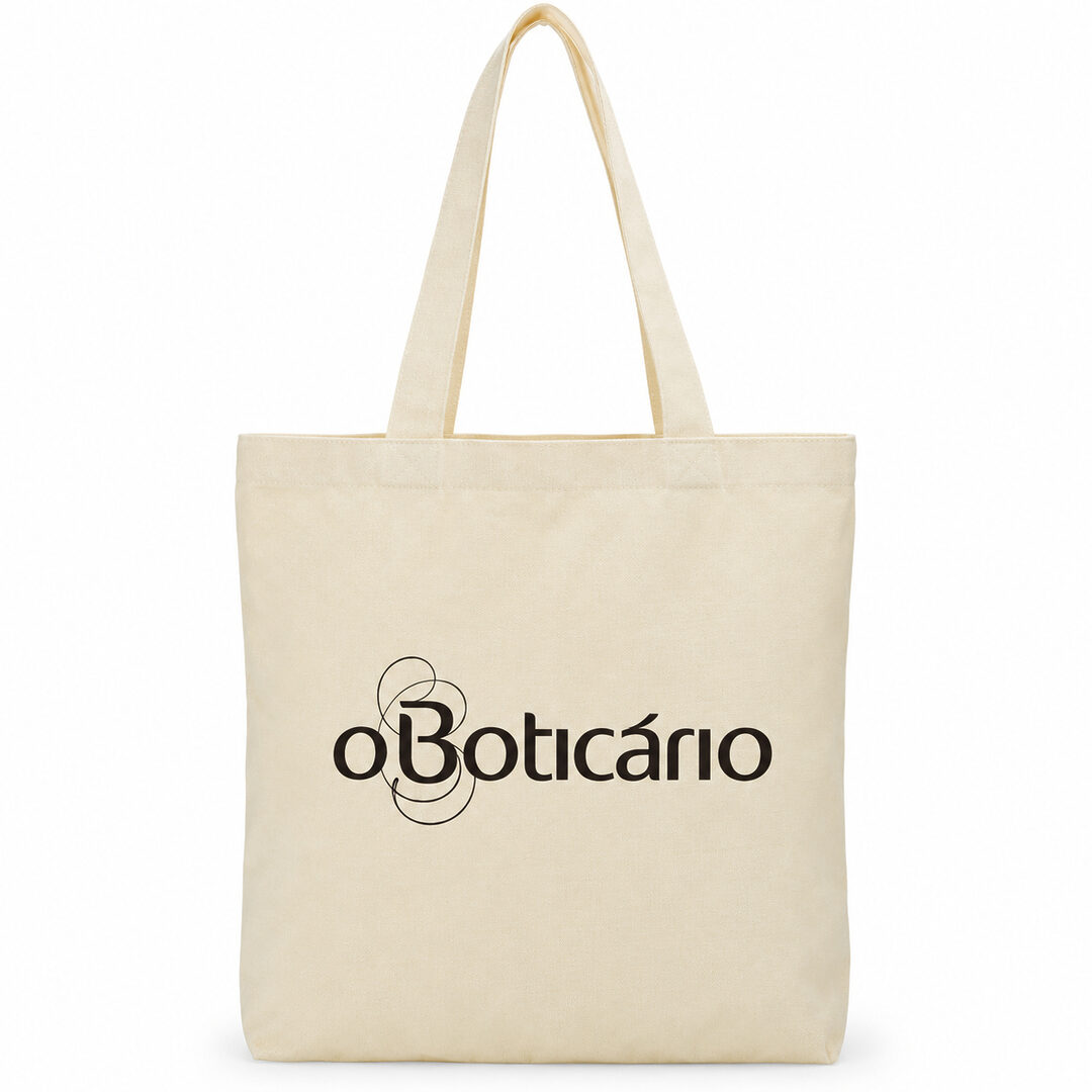 Sacola de Algodão Personalizada com Logo